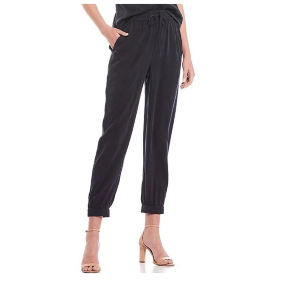 Antonio Melanie silk drawstring pants